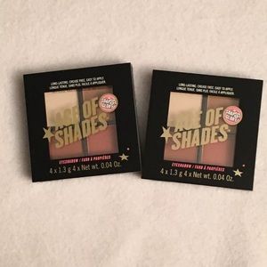 2 x Soap & Glory ACE OF SHADES Eyeshadow Brown Quad Palette FEEL THE HEAT
